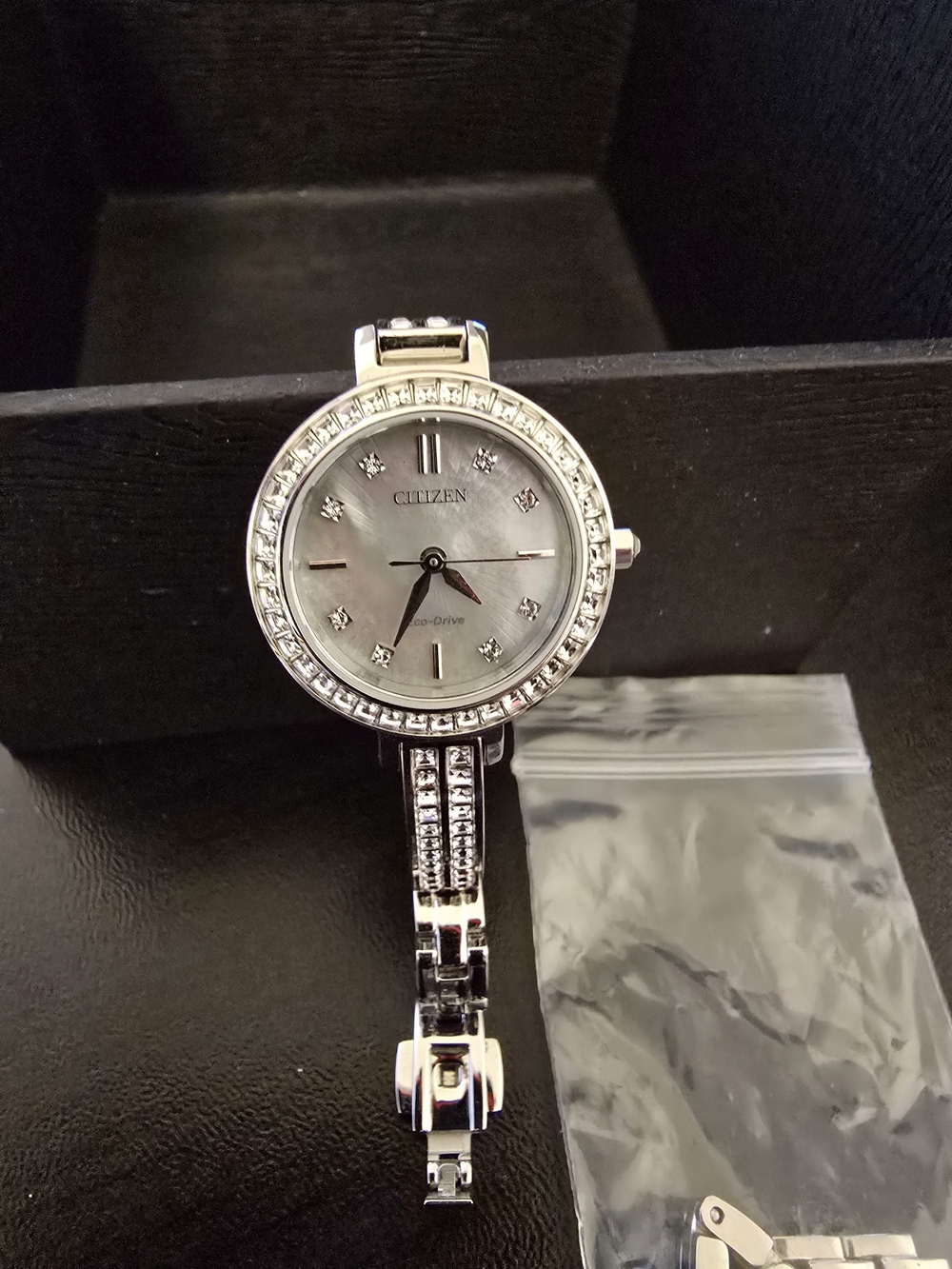 Citizen Silver-Tone Crystal Accent Women's Watch
